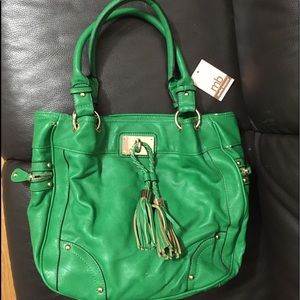 Melie Bianco Kelly green fashion tote bag